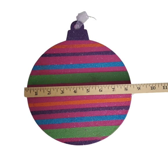 New Home Elements Glitter Decor Sign Christmas Hanging Ornament Signs - Picture 2 of 9